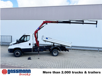 Camión volquete, Camión grúa nuevo Iveco Daily 70C18H 4x2 mit Kran HMF 340-K3, Funk: foto 4