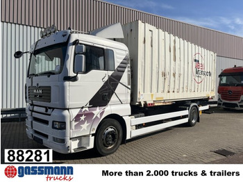 Camión caja cerrada MAN TGA 18.350
