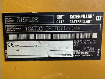 Excavadora de cadenas Cat 315 F LCR: foto 5 Excavadora de cadenas Cat 315 F LCR: foto 5