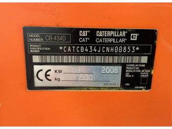 Apisonadora de asfalto CAT CB 434 D: foto 4
