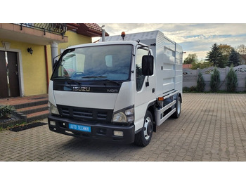 Camión de basura Isuzu NQR75 Container washer laveuse lavacassonetti myjka: foto 3