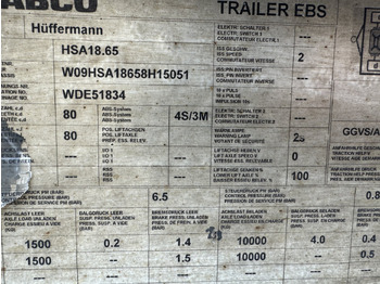 Remolque multilift/ Portacontenedores de cadenas HSA 18.65 Schlittenabroller HSA 18.65 Schlittenabroller: foto 5