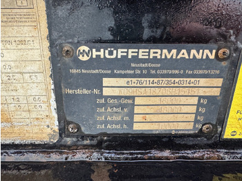 Remolque multilift/ Portacontenedores de cadenas HSA 18.70 HSA 18.70 Schlittenabroller: foto 4 Remolque multilift/ Portacontenedores de cadenas HSA 18.70 HSA 18.70 Schlittenabroller: foto 4