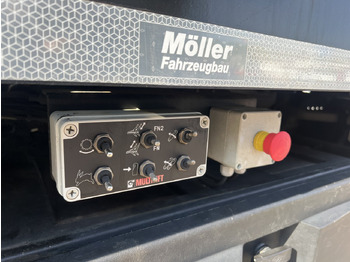 Camión portacontenedor de cadenas MAN TGM 18.320 4x2 BL TGM 18.320 4x2 BL, Hiab Tele-Absetzanlage, Funk: foto 5