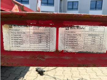 Remolque góndola rebajadas para transporte de equipos pesados PT 30,0 Kompakt PT 30,0 Kompakt, verbr. auf 3m: foto 4