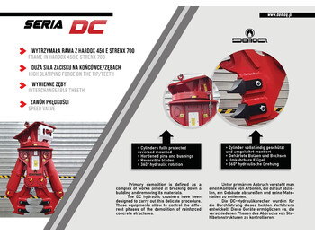 Cizalla de demolición para Excavadora nuevo DEMOQ DC40 Hydraulic Demolition Crusher 3750 kg: foto 2