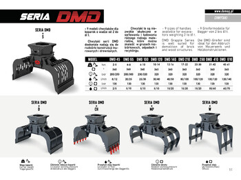 Pinza de manipulación para Maquinaria de construcción nuevo DEMOQ DMD 65 S Hydraulic Polyp -grab 265 kg: foto 5 Pinza de manipulación para Maquinaria de construcción nuevo DEMOQ DMD 65 S Hydraulic Polyp -grab 265 kg: foto 5