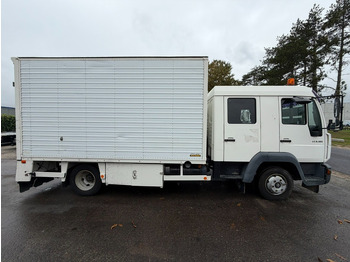 Camión caja cerrada MAN LE 8.180 CLOSED BOX / KOFFER - DOKA - MANUAL GEARBOX - *248.000km* - STEEL SPRING / BLATT / LAMES - BE TRUCK: foto 4 Camión caja cerrada MAN LE 8.180 CLOSED BOX / KOFFER - DOKA - MANUAL GEARBOX - *248.000km* - STEEL SPRING / BLATT / LAMES - BE TRUCK: foto 4