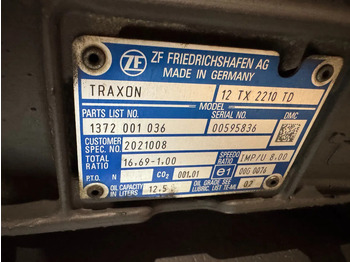 Caja de cambios DAF TRAXON 12TX2210 TD, DAF 2021008: foto 3