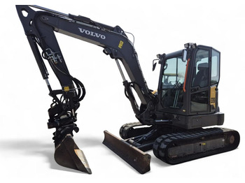 Miniexcavadora Volvo ECR 58F, 2021 ROK, GŁOWICA STEELWRIST, 2 ŁYŻKI: foto 3