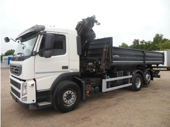 Arrendamiento de  Volvo FM 410, 6X2, DREISEITEN KIPPER, HIAB XS 211 Volvo FM 410, 6X2, DREISEITEN KIPPER, HIAB XS 211: foto 1