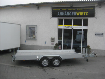 Remolque plataforma/ Caja abierta Anssems Transporter AMT 2500 440x190x18cm Aluboden Alurampen Seilwinde 2500kg Modell 22: foto 4