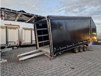 Remolque portavehículos Cartrailer Mototent Silverstone Light Alu 520x210x200cm blackline Tridem 10" (XXL) 3500kg: foto 2