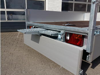 Remolque de coche EDUARD Multi 260x150x30cm Lfh: 56cm 10" niedrig Fahrwerk Rampen (S) 1500kg: foto 2