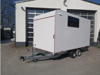 Remolque caja cerrada Hochlader Koffer TFSP 420T.01 420x200x210cm Heckrampe Seitentür 2 Fenster+ DL 230V IL 2700kg 100km/H: foto 3