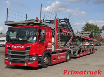 Camión portavehículos Scania P450 + Eurolohr 2.53 WXS new 18,75 m: foto 1
