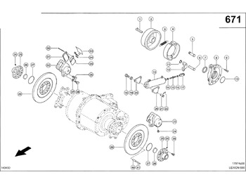 Pinza de freno CLAAS