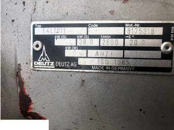 Motor y piezas DEUTZ