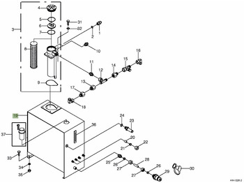 Depósito hidráulico KRONE