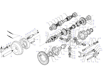 Caja de cambios y piezas MASSEY FERGUSON
