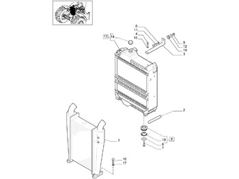 Sistema de refrigeración NEW HOLLAND