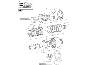 Embrague y piezas NEW HOLLAND