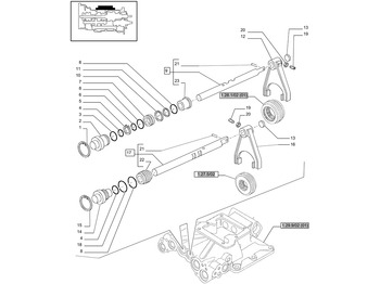 Caja de cambios y piezas NEW HOLLAND