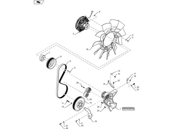 Sistema de refrigeración NEW HOLLAND