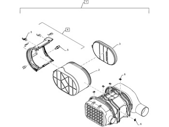 Filtro de aire NEW HOLLAND