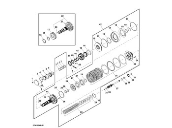 Embrague y piezas JOHN DEERE