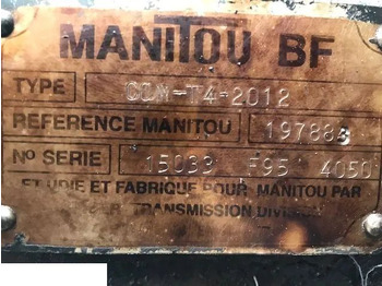 Eje y piezas MANITOU