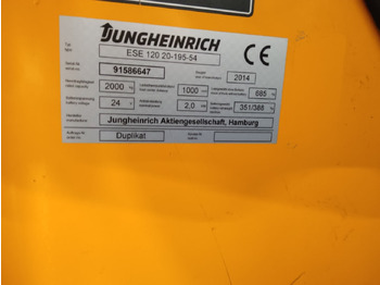 Transpaleta Jungheinrich ESE120/1950mm: foto 2 Transpaleta Jungheinrich ESE120/1950mm: foto 2