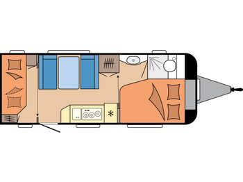 Arrendamiento de  Hobby De Luxe 540 KMFe 2026 GARAGE AUTARK 1800kg. Hobby De Luxe 540 KMFe 2026 GARAGE AUTARK 1800kg.: foto 2