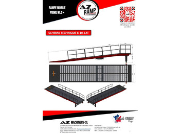 Rampa de carga nuevo **RENTAL 12-24-36 Month** AZ RAMP-PRIME PRIME WLO + 8 .  Industrial Mobil Loading Ramp: foto 5
