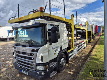 Camión portavehículos SCANIA P 450