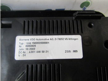 Sistema eléctrico para Camión MERCEDES ATEGO 1823 CLOCK CLUSTER P/NO A001 446 5021: foto 2 Sistema eléctrico para Camión MERCEDES ATEGO 1823 CLOCK CLUSTER P/NO A001 446 5021: foto 2