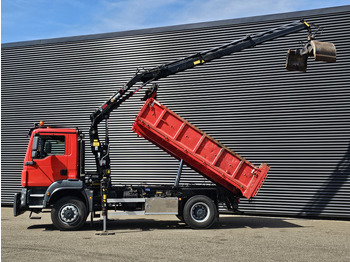 Camión volquete, Camión grúa MAN TGM 18.250 / 4X4 / EEV / HIAB CRANE + TIPPER / SPRING: foto 2
