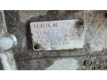 Caja de cambios MERCEDES-BENZ GEARBOX G - 56  AUTOMATIC: foto 2