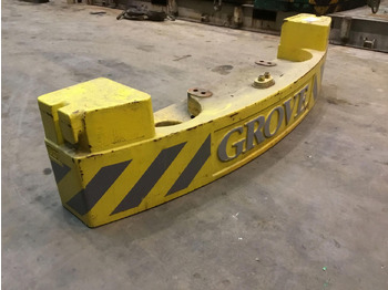 Contrapeso para Autogrúa Krupp GMK 2035 counterweight 3.0 ton: foto 2