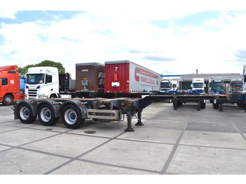 Semirremolque portacontenedore/ Intercambiable Pacton T3-010 - 2 x LIFT AXLE - BPW AXLES - DRUM BRAKES - 2 x EXTENDABLE -: foto 5