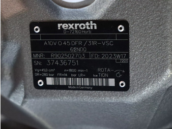 Bomba hidráulica para Maquinaria de construcción nuevo REXROTH A10VO45DFR/31R-VSC62N00: foto 4