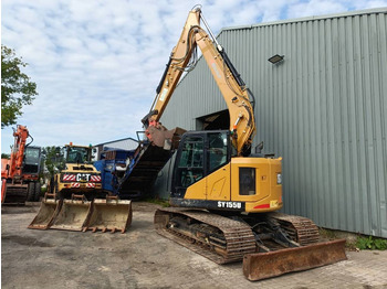 Excavadora de cadenas Sany SY 155 U graafmachine excavator rupskraan tracked: foto 2 Excavadora de cadenas Sany SY 155 U graafmachine excavator rupskraan tracked: foto 2