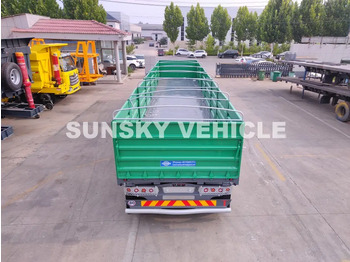 Semirremolque plataforma/ Caja abierta para transporte de materiales áridos nuevo SUNSKY HENRED TYPRE DROPSIDE TRAILER: foto 3