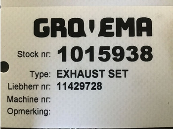 Sistema de escape LIEBHERR