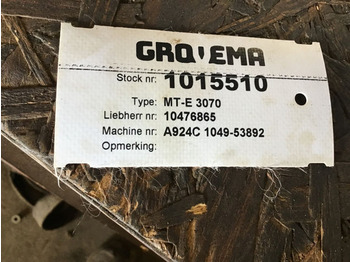 Eje y piezas LIEBHERR