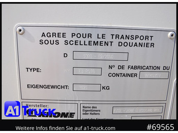 Caja cerrada KRONE Wechselbrücke BDF 7,45 Koffer, Textil 2750mm innen, 20 x vorhanden: foto 5 Caja cerrada KRONE Wechselbrücke BDF 7,45 Koffer, Textil 2750mm innen, 20 x vorhanden: foto 5