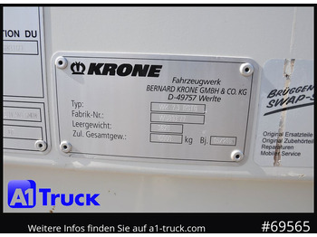 Caja cerrada KRONE Wechselbrücke BDF 7,45 Koffer, Textil 2750mm innen, 20 x vorhanden: foto 4 Caja cerrada KRONE Wechselbrücke BDF 7,45 Koffer, Textil 2750mm innen, 20 x vorhanden: foto 4