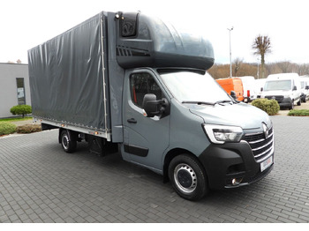 Furgoneta con lona RENAULT MASTER TARPAULIN 10 PALLETS WEBASTO CRUISE CONTROL LED LIGHTS PNEUMATICS AIR CONDITIONING  165HP: foto 4
