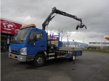 Camión caja abierta, Camión grúa Mitsubishi Canter FUSO: foto 1