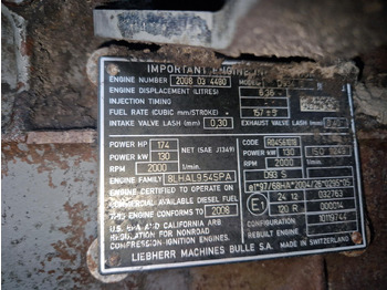 Motor para Maquinaria de construcción LIEBHERR D934S A6: foto 4 Motor para Maquinaria de construcción LIEBHERR D934S A6: foto 4